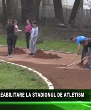 Lucrări de reabilitare la stadionul de atletism