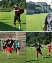 Luptătorii se antrenează pe stadionul Gloria