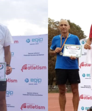 Medalii obținute de bănățeanul Sorin Axenti la Campionatul Național atletism Masters 2020